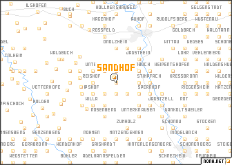 map of Sandhof