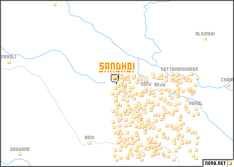 map of Sandhoi