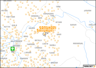 map of Sandhori