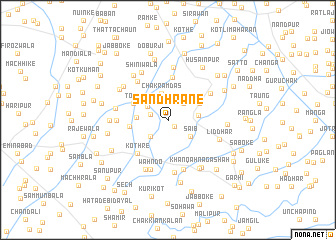 map of Sandhrāne