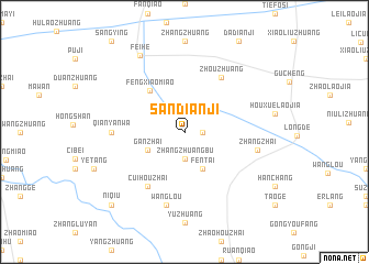 map of Sandianji