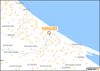 map of Sandīān