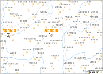 map of Sandia