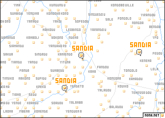 map of Sandia