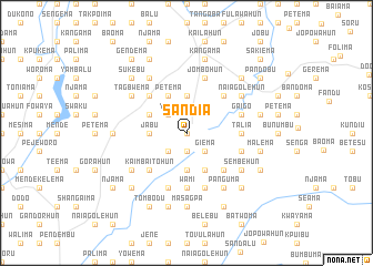 map of Sandia