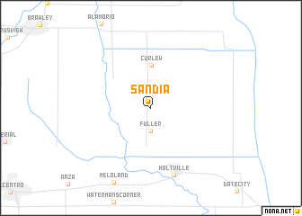 map of Sandia