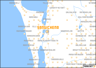 map of Sandichena