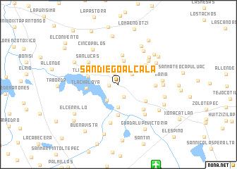 map of San Diego Alcalá