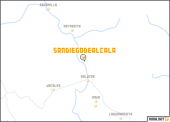 map of San Diego de Alcalá