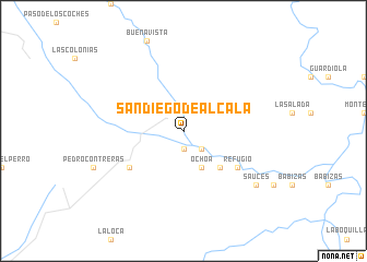 map of San Diego de Alcalá