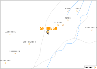 map of San Diego