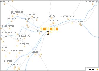 map of San Diego