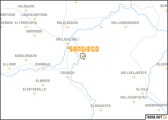 map of San Diego