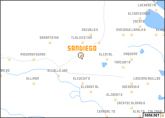 map of San Diego