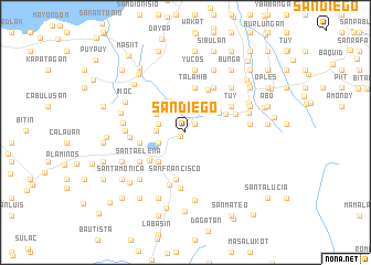 map of San Diego