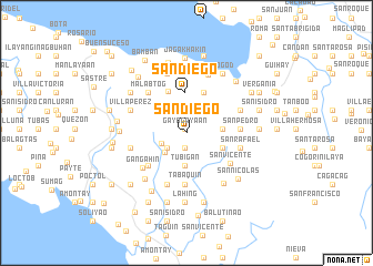 map of San Diego