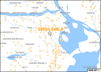 map of Sandīlewāla