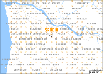 map of Sandim