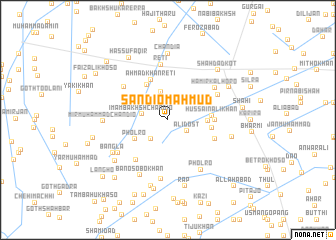 map of Sāndio Mahmūd