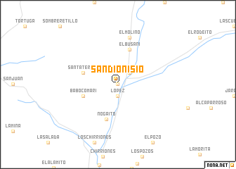 map of San Dionisio