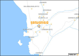 map of San Dionisio