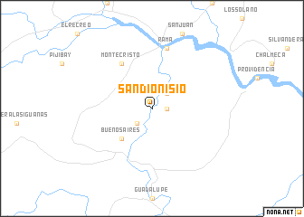 map of San Dionisio