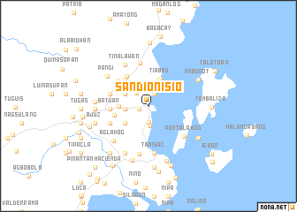 map of San Dionisio