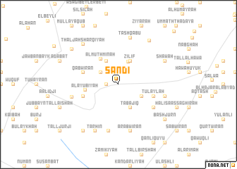 map of Şandī