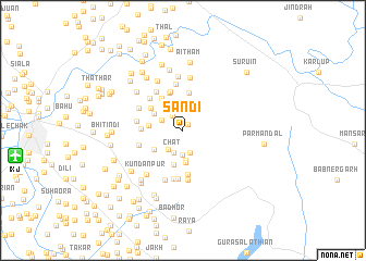 map of Sāndi