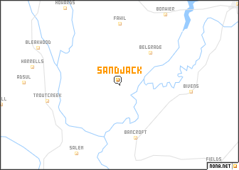 map of Sandjack