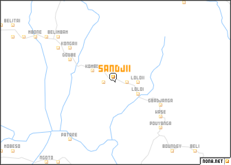 map of Sandji I