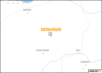 map of Sand Khūnī