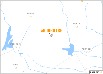 map of Sāndkotra