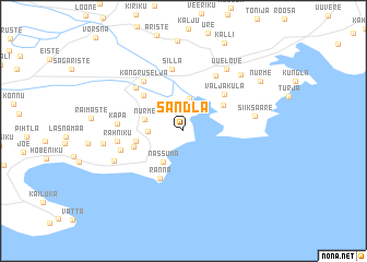 map of Sandla