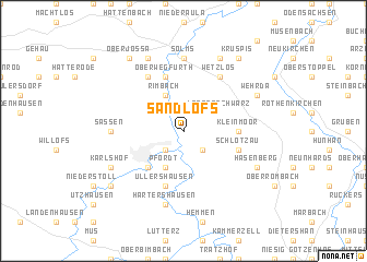 map of Sandlofs