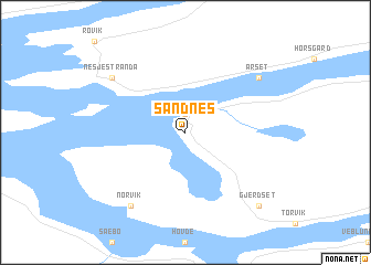 map of Sandnes