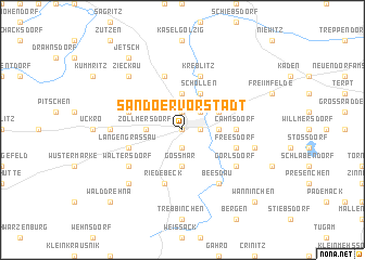 map of Sandoer Vorstadt