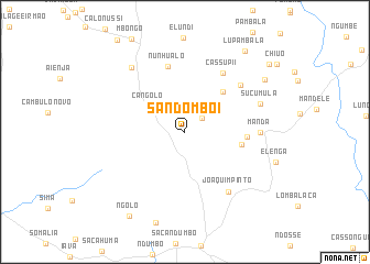 map of Sandombo I