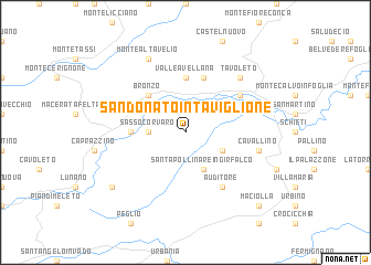 map of San Donato in Taviglione