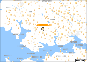 map of Sandong-ni