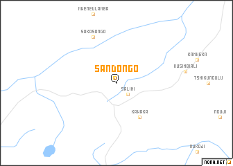 map of Sandongo