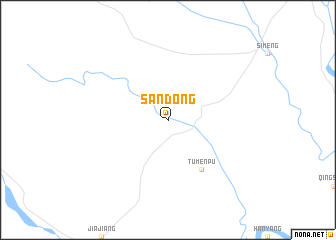 map of Sandong