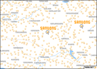 map of San-dong