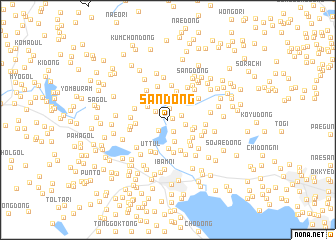 map of San-dong