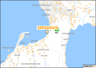 map of San Donisio