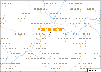 map of Sandoumana