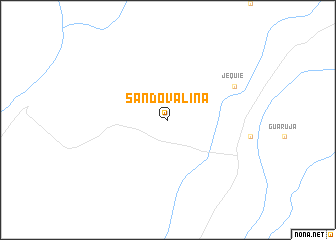 map of Sandovalina