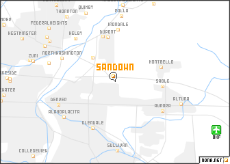 map of Sandown