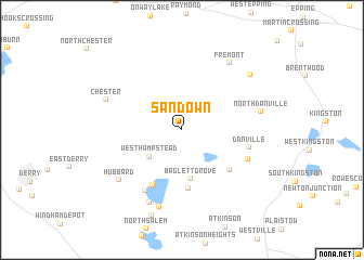 map of Sandown