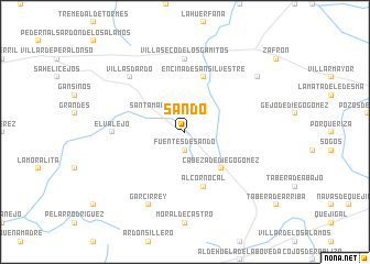 map of Sando